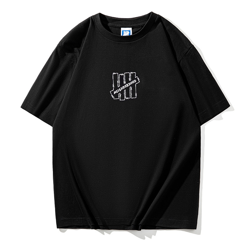 直邮正品undefeated短袖不败五道杠潮牌重磅印花宽松男女情侣t恤