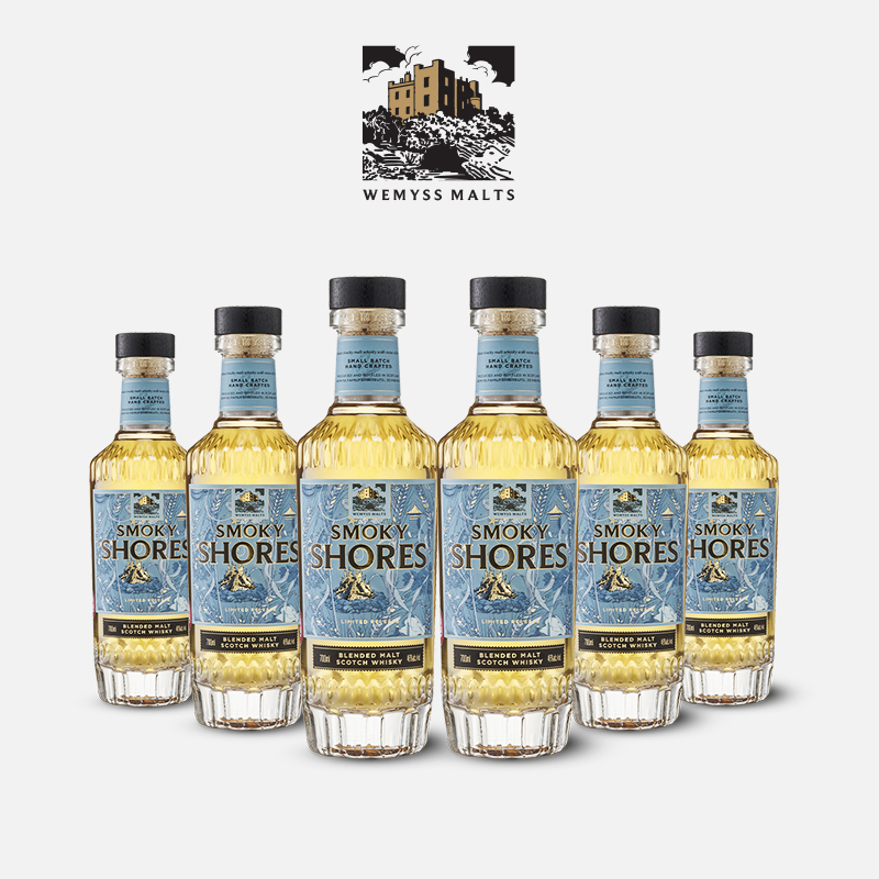 WEMYSS/威姆斯 烟熏海岸 苏格兰纯麦威士忌 限量收藏/一箱装/6瓶