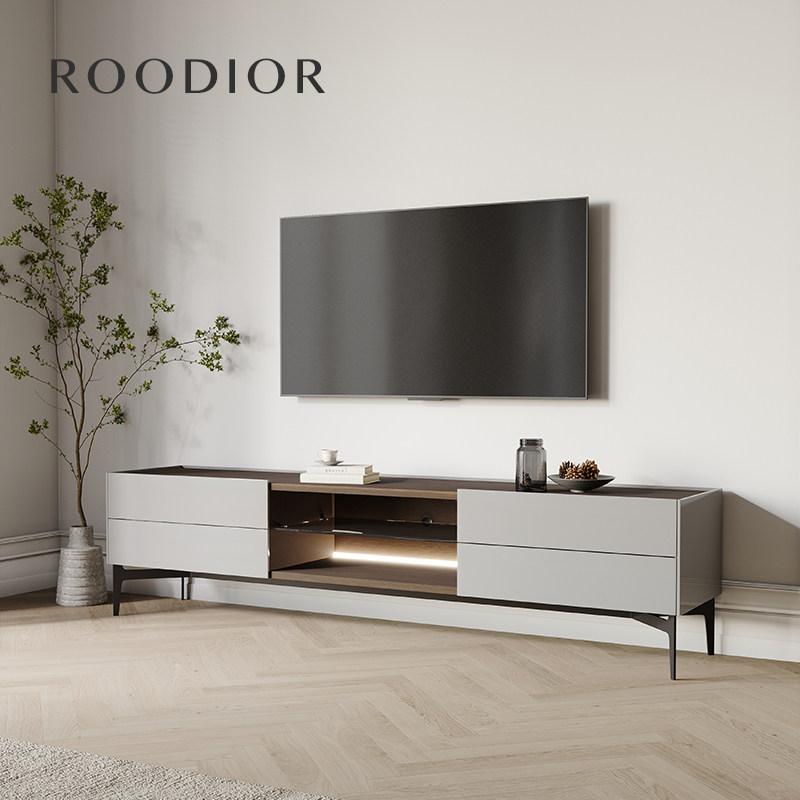 roodior意式极简电视柜茶几组合客厅现代简约北欧高柜设计师家具