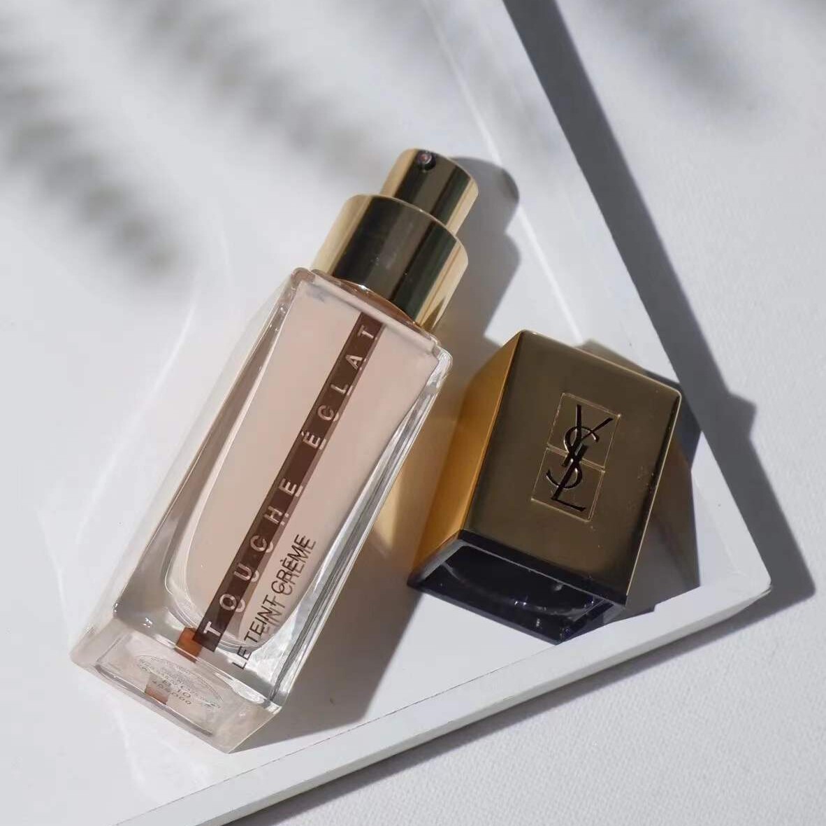 现货ysl明彩精萃水粉霜新超模精华粉底液br10 25ml