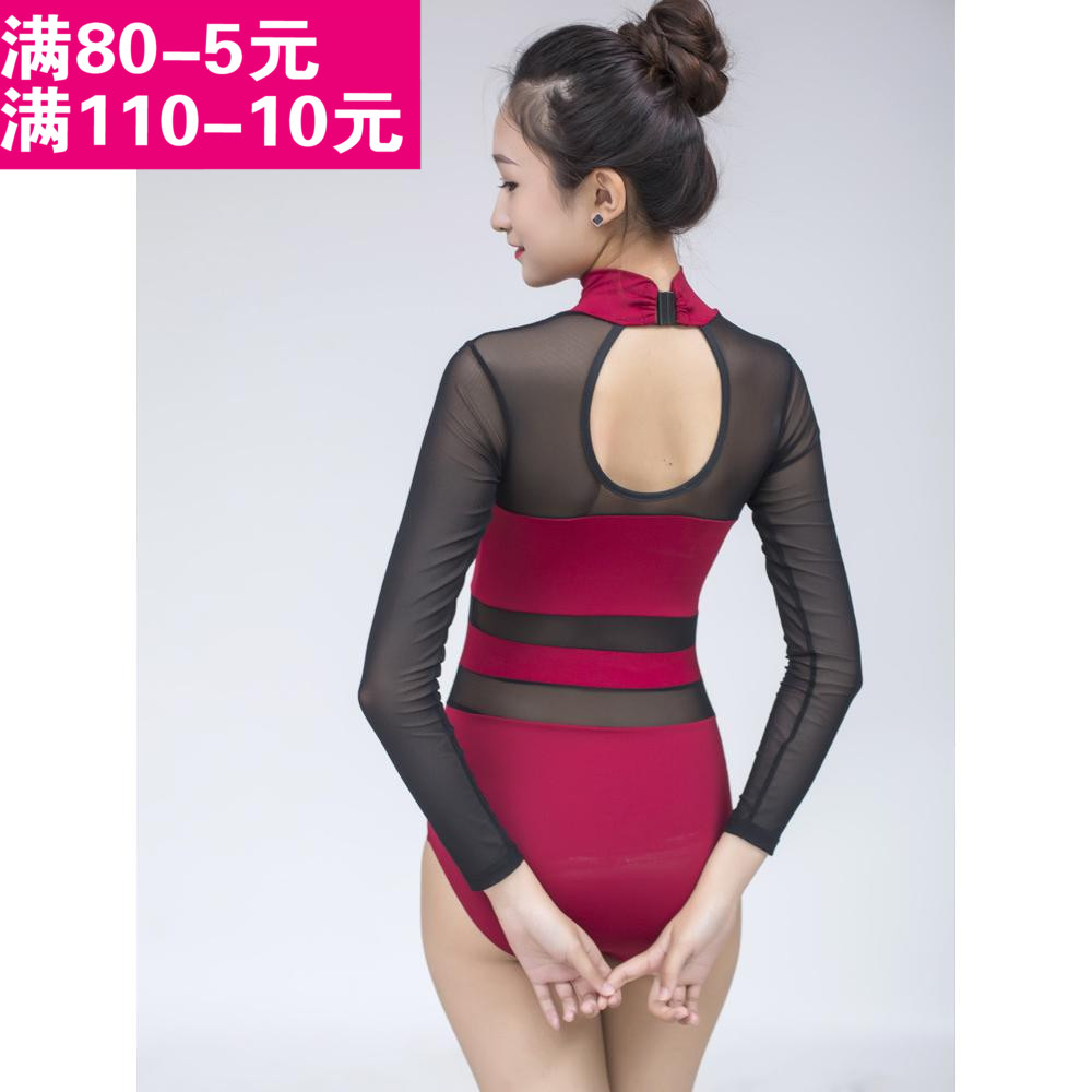 2019新款连体瑜伽服女紧身一体式空中芭蕾三角性感网纱形体舞蹈服|ruв категории движение/йога/фитнес/фанаты товаров, йога, йога одежды, 瑜伽连体衣 - от Buy2taobao.com для оказания профессиональной услуги покупки агента Taobao