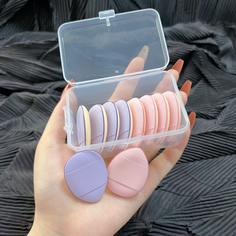 小拖鞋气垫粉扑指尖迷你手指海绵遮瑕粉底液粉饼粉扑海绵蛋不吃粉