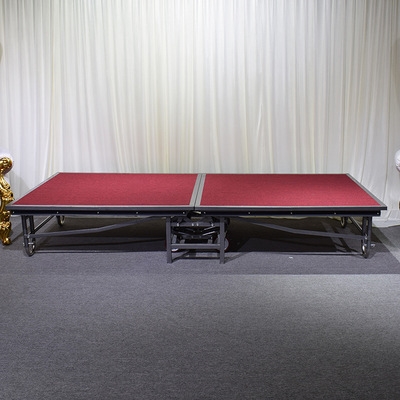 酒店活动折叠舞台板移动拼装升降婚庆小舞台架子幼儿园演出t台