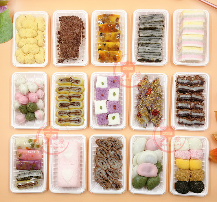 包邮韩式打糕年糕米糕正宗韩国风味手工糯米蜜糕朝鲜传统美食任选