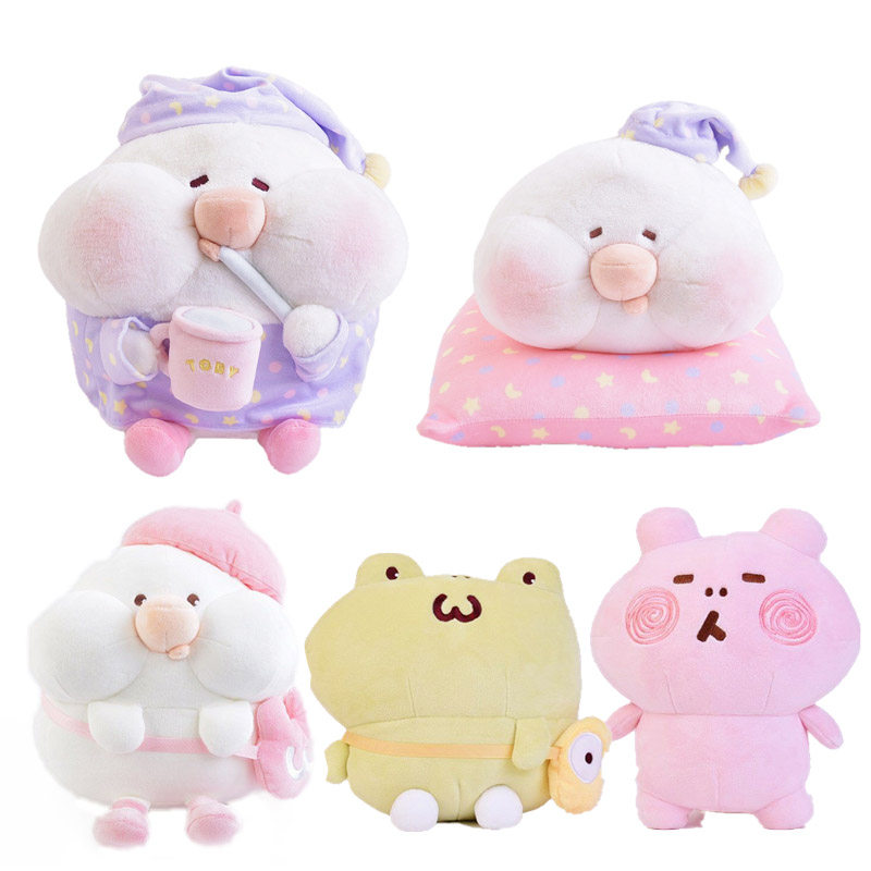 正版可爱花栗鼠toby秃比青瓜潮玩公仔毛绒玩具背包包挂件女友礼物