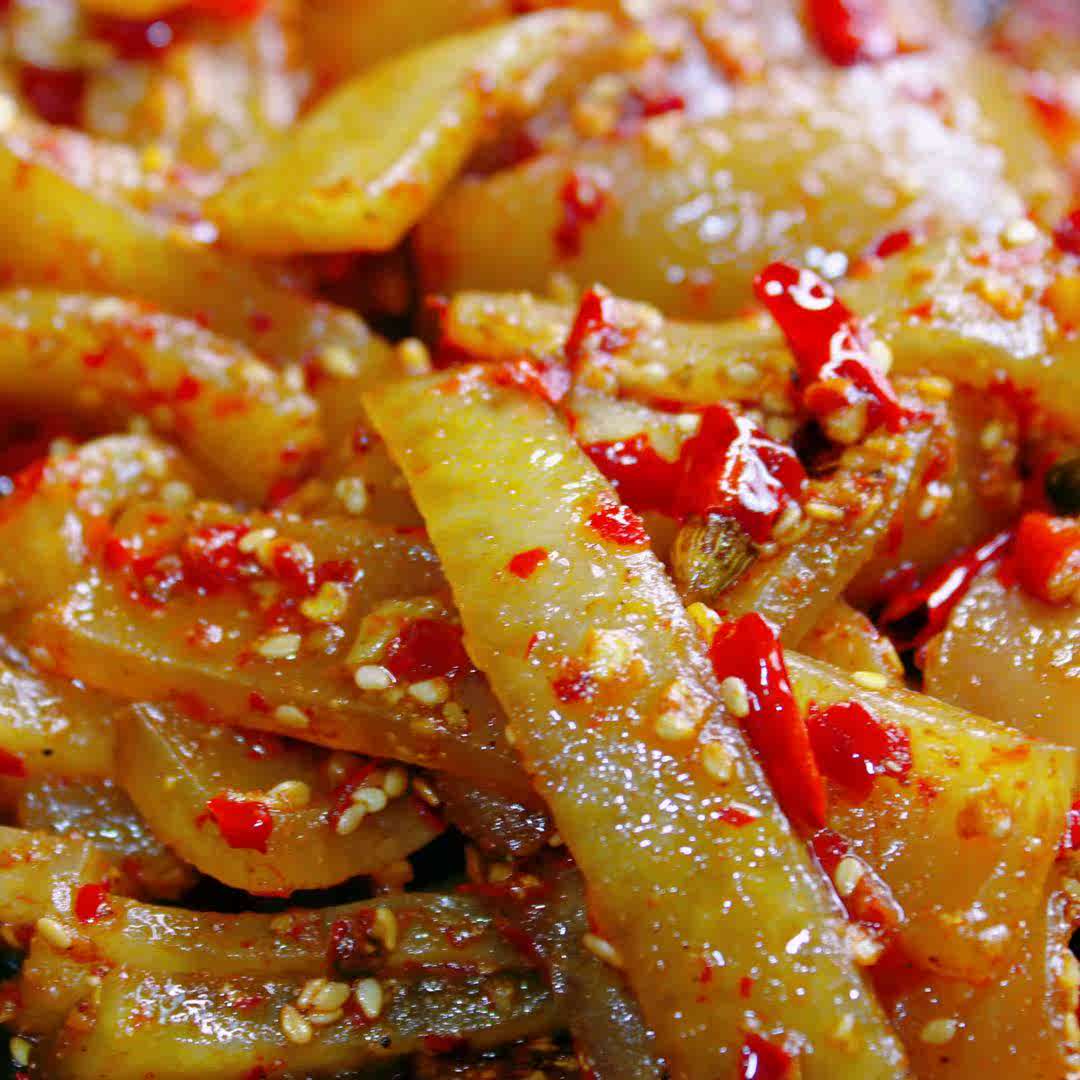 定制川味爆炒麻辣猪皮成品600克 79.8元顺丰空运包邮