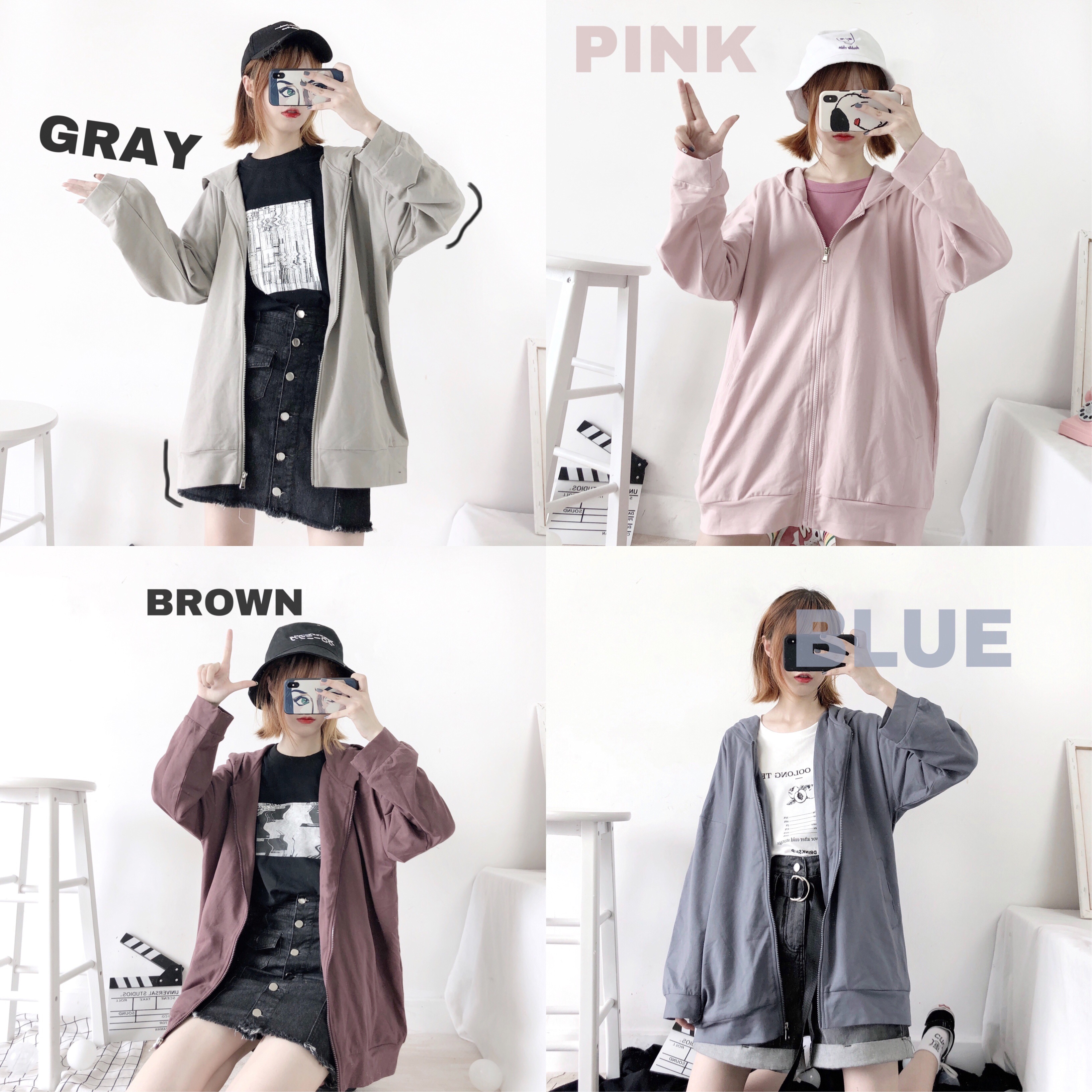 PINK/SAVIOR四色多用连帽大外套|ruв категории Женская одежда, короткое пальто - от Buy2taobao.com для оказания профессиональной услуги покупки агента Taobao