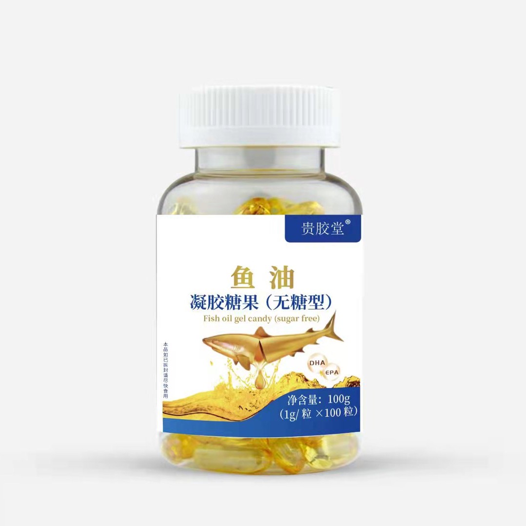 胶堂新品鱼油凝胶糖果无糖型阿胶制品