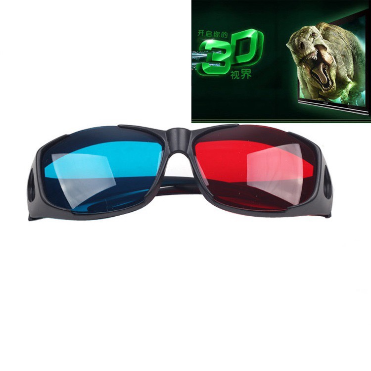 NEW Fashion Universal type 3D glasses/Red Blue Cyan 3D glass