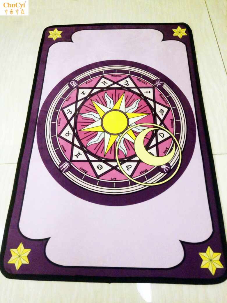 百变小樱魔法阵地毯魔卡少女樱宿舍寝室拍照电脑椅方形地毯在类目 居家布艺, 地毯中 - 来自Buy2taobao.com提供专业的淘宝代购服务