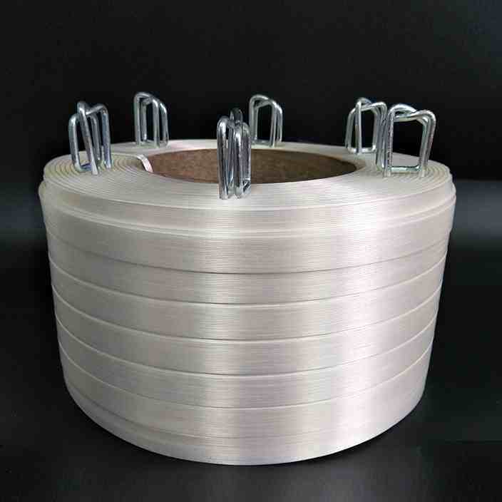 聚酯纤维柔性打包带扣钢丝金属钢丝回型扣32mm50mm