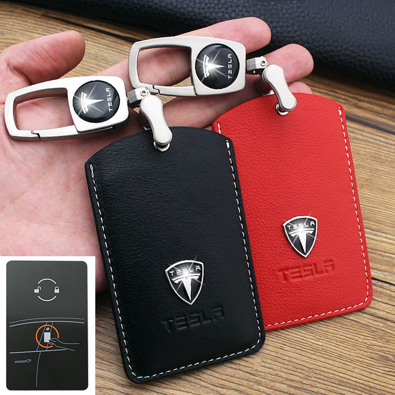 专用于tesla特斯拉model3钥匙套卡套model y卡片式智能包扣保护壳