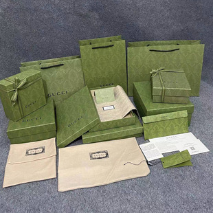 古驰绿色包装盒图片