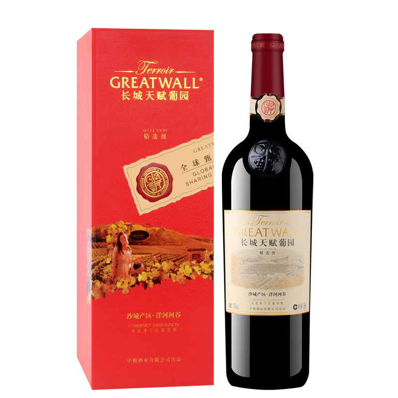 长城葡萄酒 长城天赋葡园系列干红/干白