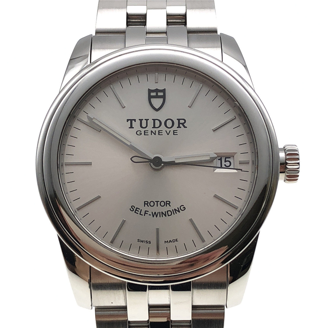 [9.5新]帝舵骏珏系列日历白面自动机械男表55000-68050