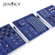 JINSKY/今仕爵蔚蓝色珠宝展示道具套装翡翠耳环戒指项链手镯架