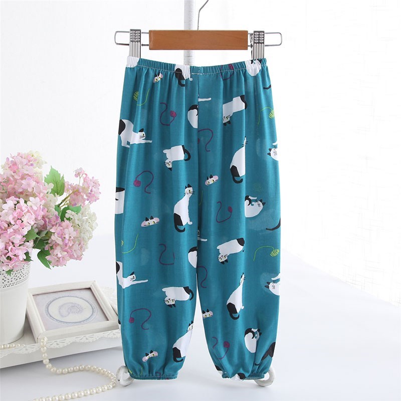 Summer pyjamas anti-mosquito cotton bloomers thin section|ruв категории Детская одежда, детей дома, одежду, брюки/пижамы - от Buy2taobao.com для оказания профессиональной услуги покупки агента Taobao