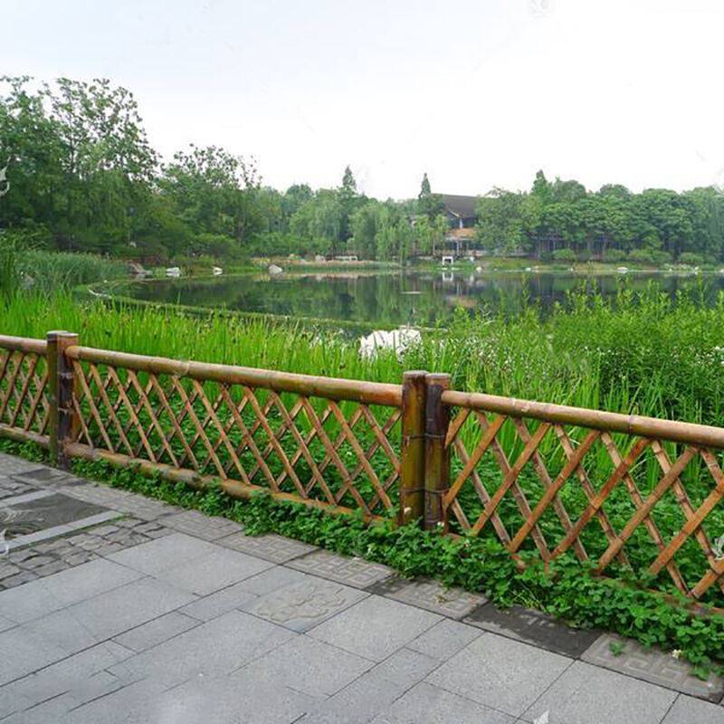亿万仟花栏栅围栏室外花台菜园种植栅栏庭院子装修竹子篱笆花圃隔