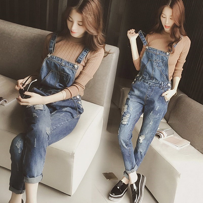 cowboy straps Easy hole camisole Pencil Pants Jumpsuits trousers Mushroom Street Women's wear summerin the Women's clothing/Boutique , Jeans category - from Buy2taobao.com to provide professional Taobao agent buy service