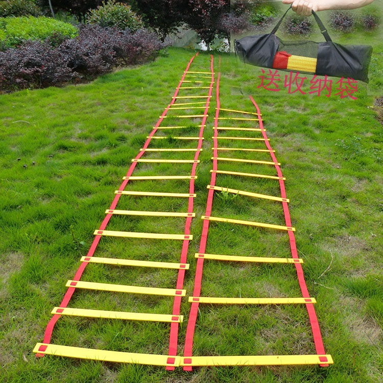跳格子儿童感统训练器材训练敏捷梯幼儿园运动体能训练绳梯跳房子