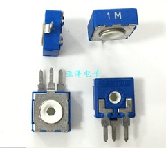 AENOR西班牙微调电位器CA9MH2.5-1M立式六角形孔1M方形可调电位器