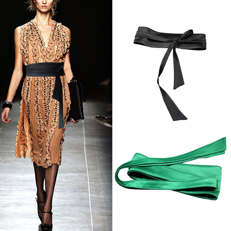 腰带女腰封服饰配件韩版简约百搭丝缎配连衣裙子大衣毛衣衬衫风衣