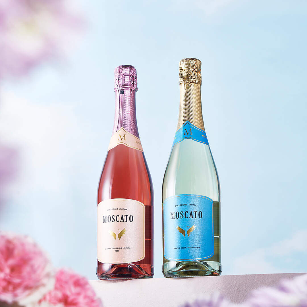 婉爱莫斯卡托甜气泡酒西班牙原瓶进口起泡酒少女甜型葡萄酒双支装