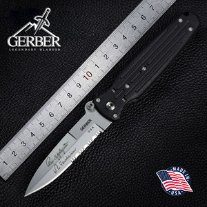 美国进口正品gerber 戈博 飞霸战术搏击防卫随身高硬度便携折叠刀