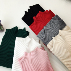 太阳屋CG4-2冬季新款2016韩版女装纯色小高领打底衫修身针织衫 女