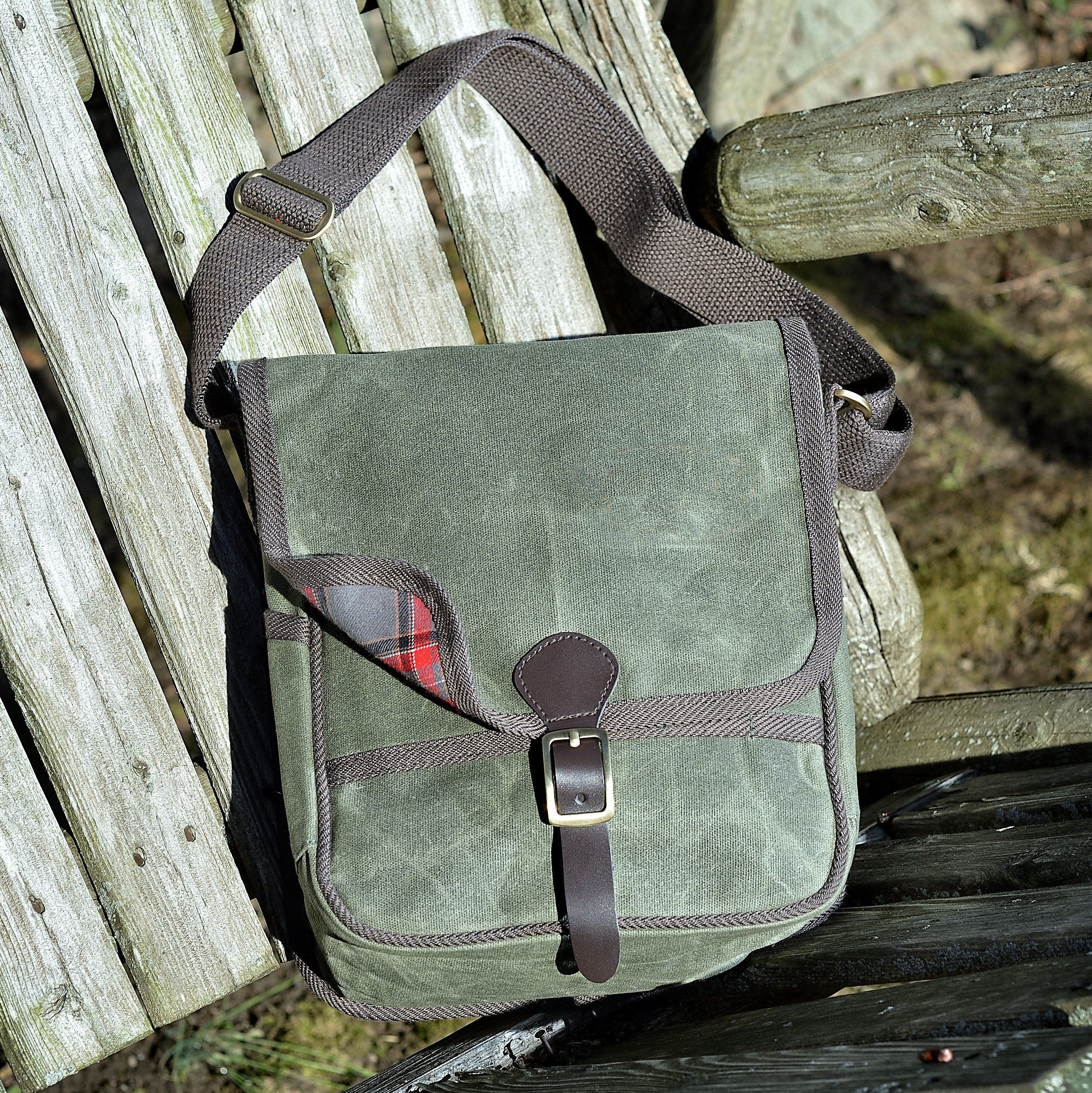 纯原油蜡包美式复古帆布wax单肩邮差filson腰包