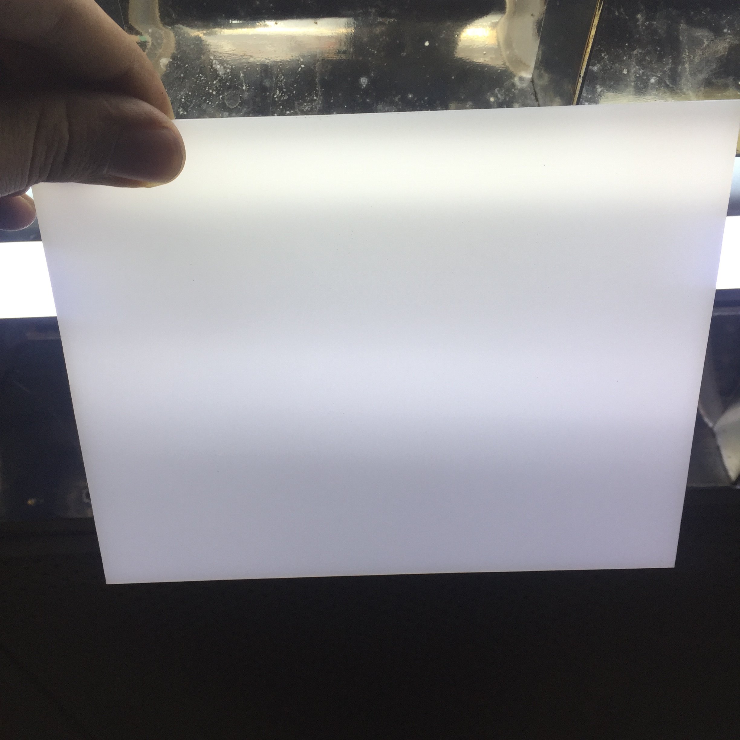 有机玻璃板pmma亚克力盒pc扩散板吊顶透光板加工uv喷印乳白透明uv