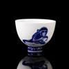【天青色煙雨】景德鎮手拉坯青花茶杯 精工手繪 生肖主人杯 猴 【天青色煙雨】景德鎮手拉坯青花茶杯 精工手繪 生肖主人杯 猴