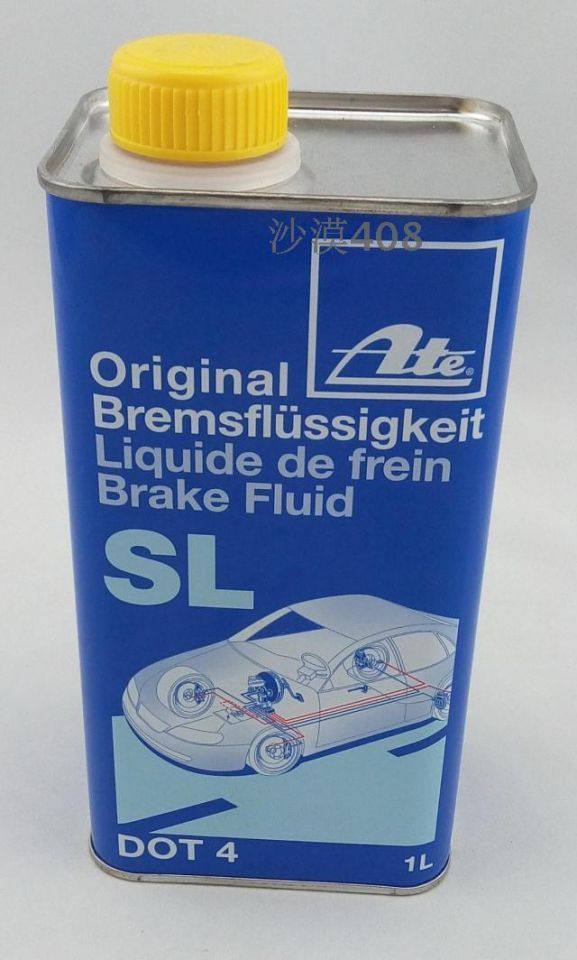 刹车德国原装进口ate油制制动dot4高性能粘度蓝盖刹车油