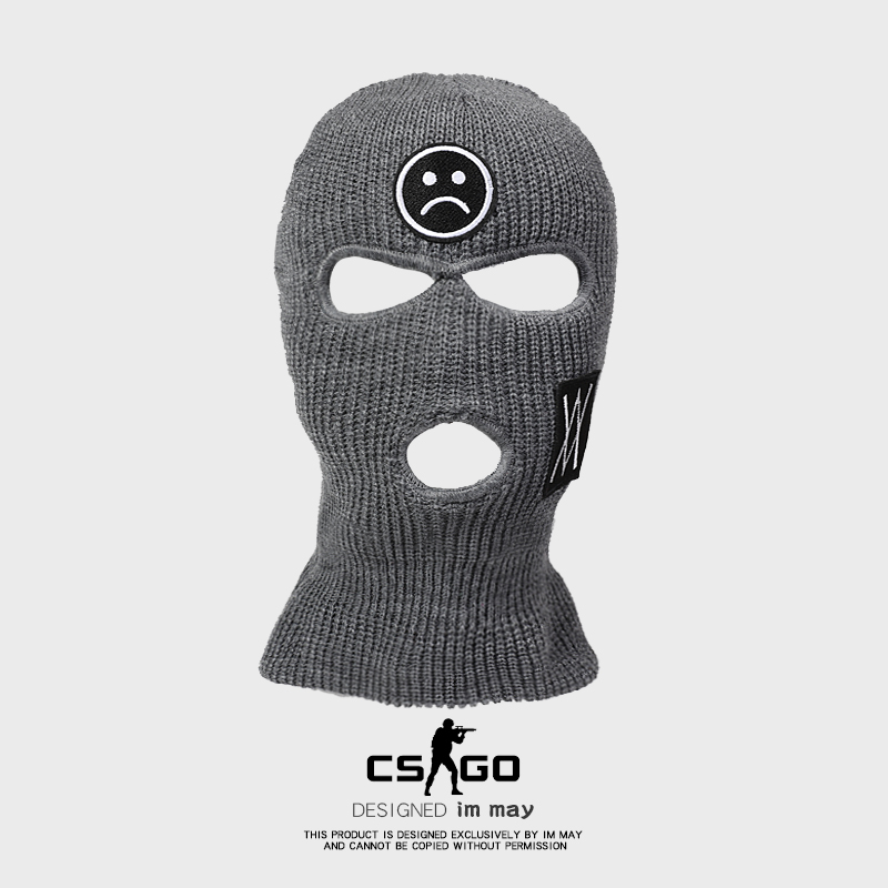 反恐精英rushb头套冬天保暖悍匪匪帮csgo帽子男秋冬嘻哈冷帽面罩