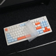 键盘膜适合前行者V87键盘保护膜防尘保护套罩子柔软硅胶透明