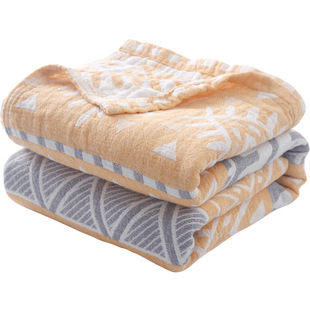 全棉毛巾被纯棉单人双人纱布毛巾毯双层夏季毛毯空调毯午睡毯盖毯