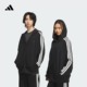 情侣款宽松连帽夹克外套春季adidas阿迪达斯官方轻运动JL6077