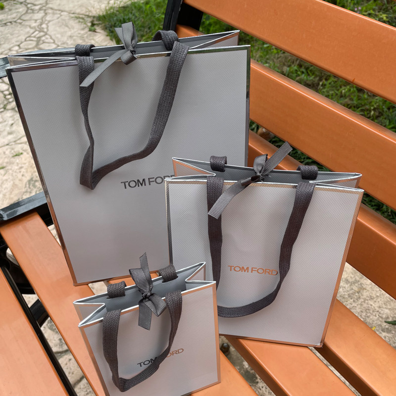ford汤姆福特口红纸袋tf双支口红香水空礼盒包装袋子专柜正品优惠券
