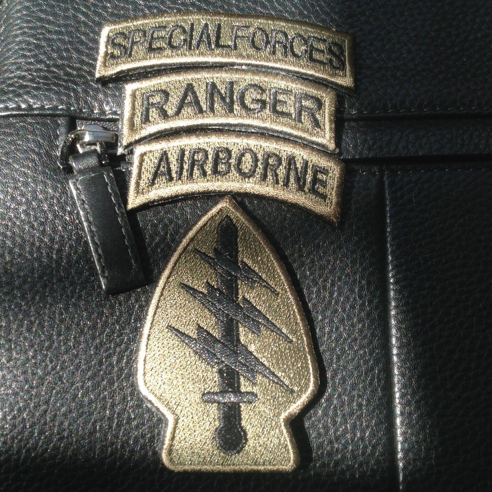 4件套美国特种部队 游骑兵 空降兵 陆军特种部队刺绣魔术贴军迷贴