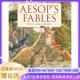 Charles Santore 插画版 伊索寓言 精装 Aesop's Fables 英文原版 查尔斯·桑托尔经典绘本 彩色图画书