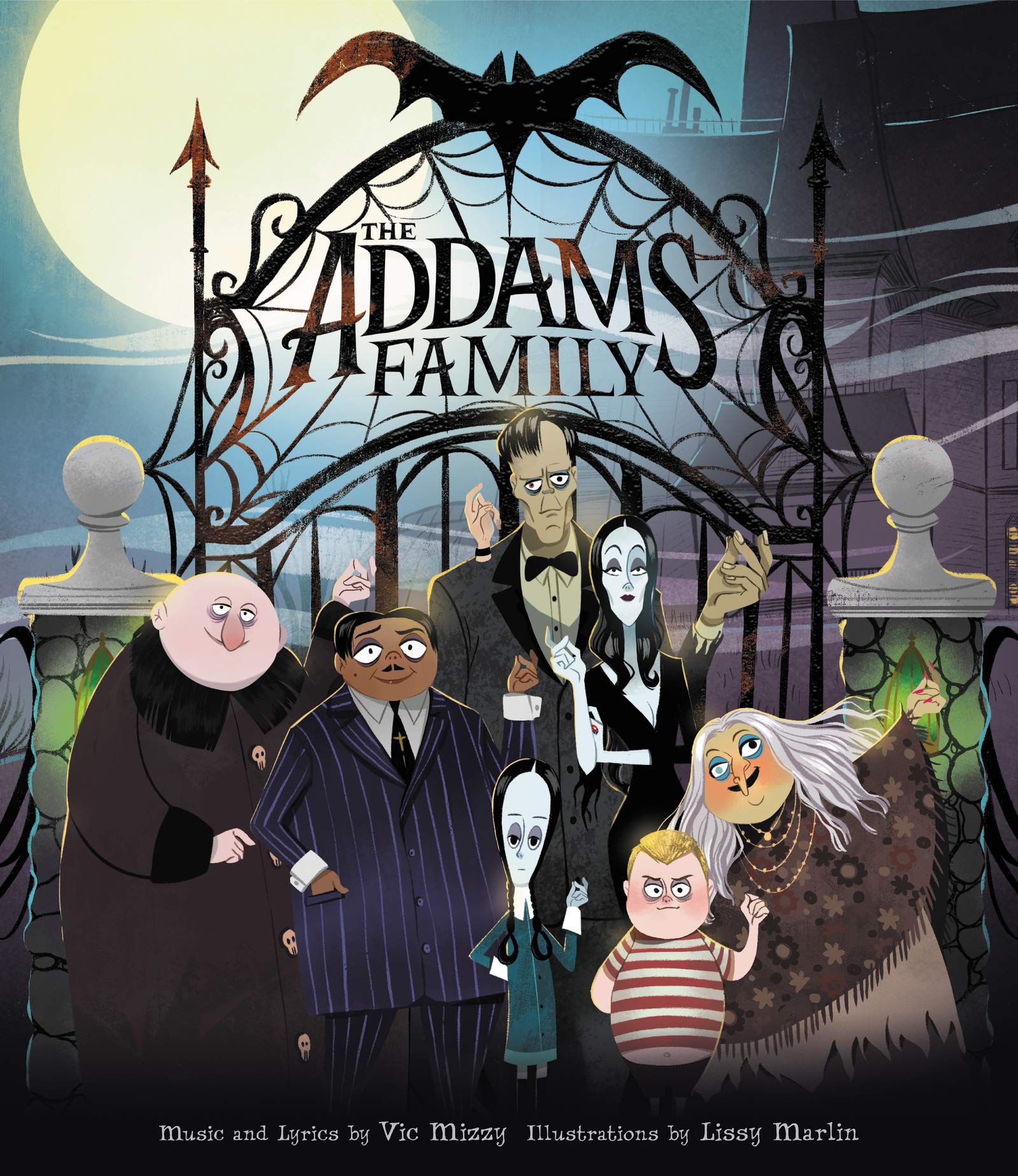 英文原版 亚当斯一家 绘本 官方动画电影故事书 含歌词 the addams