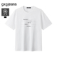 【凉感】gxg.jeans男装  撞色字母压印时尚宽松短袖t恤男25夏新品