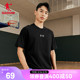 中国乔丹运动短袖T恤衫男2024夏季新款篮球休闲宽松印花透气上衣