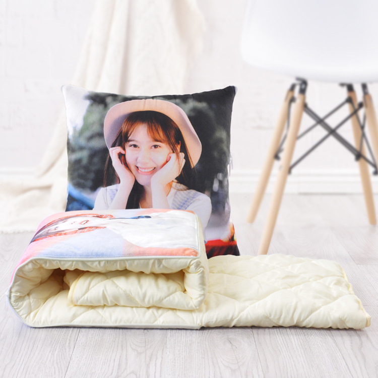 baby Pillows quilt Dual use Siesta fold summer quilt automobile multi-function Pillow diy Custom photoin the Home Fabric , Pillow/Pillow category - from Buy2taobao.com to provide professional Taobao agent buy service