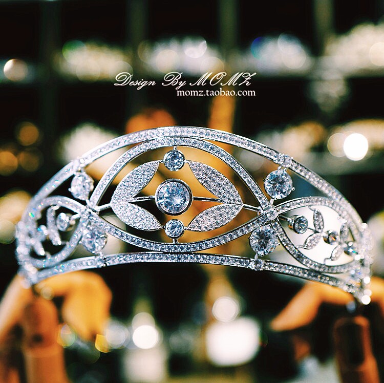 魔猫昭昭欧式复古宫廷王室皇冠头饰大气新娘奢华公主王婚纱王冠