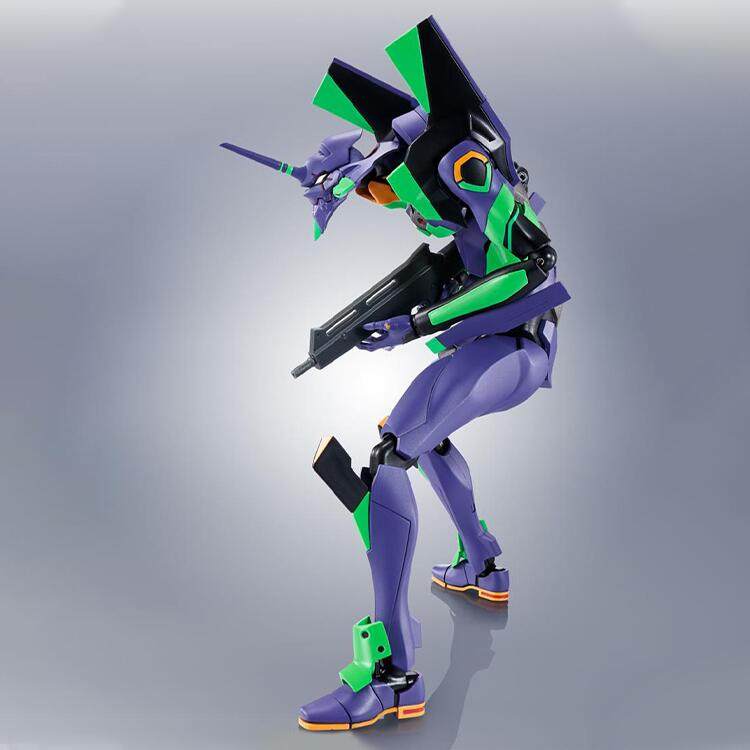 万代robot魂290r魂eva初号机福音战士卡西乌斯之枪手办可动