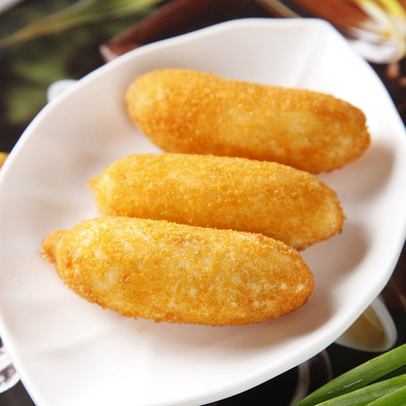 脆皮香蕉油炸速冻食品点心 大笑300克10只西餐酒店半成品小吃茶点