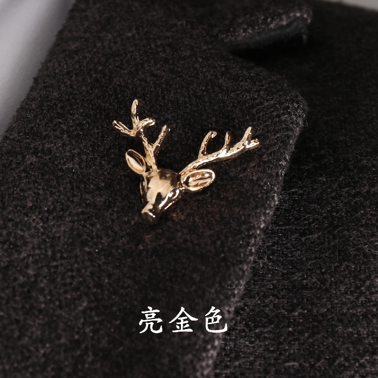 复古风立体鹿头胸针个性男西装胸花徽章领针小鹿别针扣扣针饰品|ruв категории Украшения,ювелирные изделия, брошь - от Buy2taobao.com для оказания профессиональной услуги покупки агента Taobao