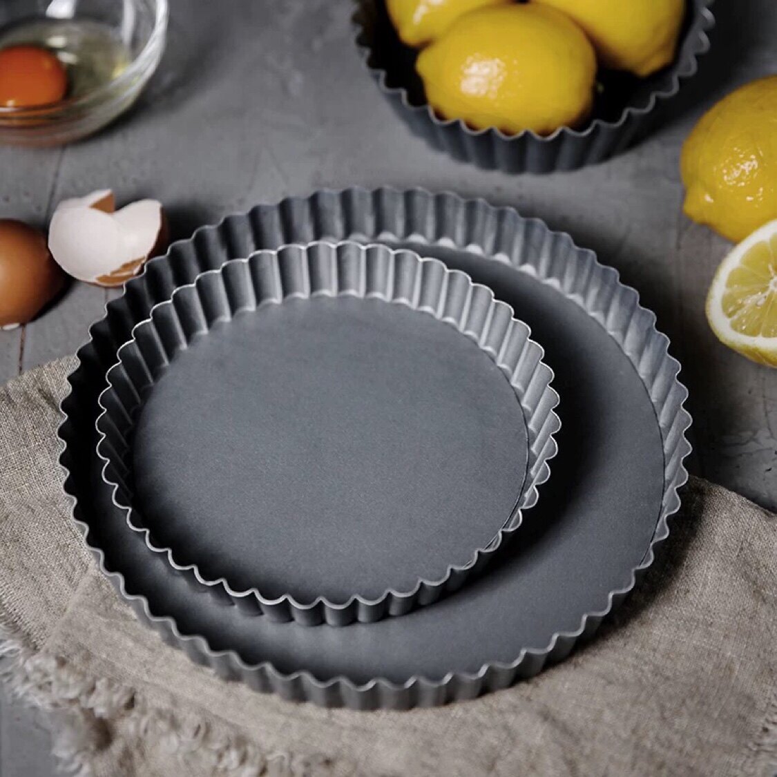 qn5115乾能活底菊花派盘硬模披萨盘6寸8寸9寸披萨派烤盘圆形塔盘