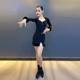 CONNY康尼时尚拉丁舞服女儿童比赛舞蹈练功服表演演出裙套装长袖